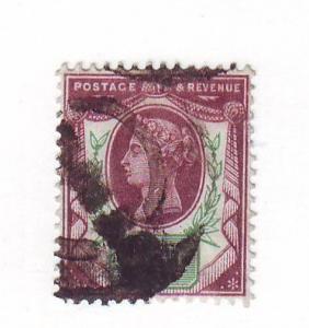 Great Britain Sc112 1887 1 1/2 d  Victoria stamp used