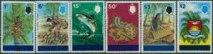 Tuvalu 1976 SG14-19 Coconuts Shark Handicrafts Weaving Arms MNH