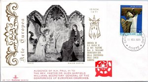 Vatican FDC 1971 - HH Paul VI & Rev Ptr Glen Garfield - Kim Covers - F30923