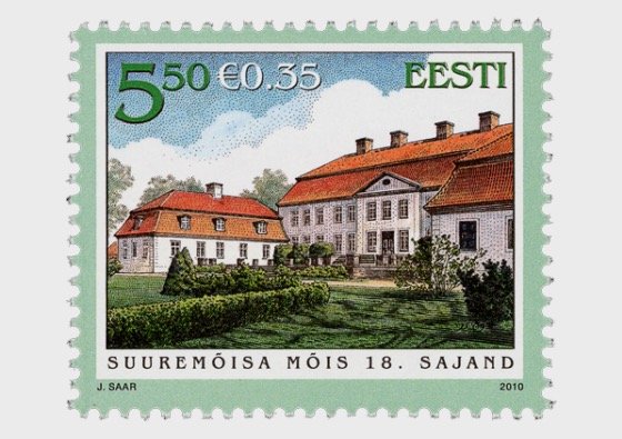 2010 Estonia Hiiu Suuremoisa Manor Hall (Scott 648) MNH