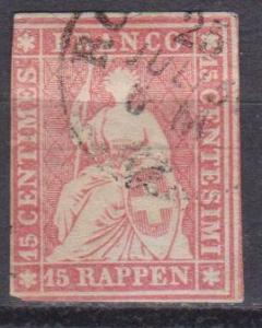 Switzerland #28 Fine Used CV $75.00 (B10375)