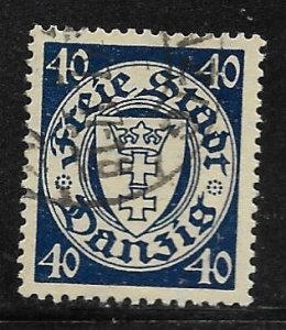 Danzig - Regular Issue - Scott #186 40pf F VF Used