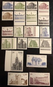 Ireland Scott# 537-556 VF NH Unused set Cat. $72.85