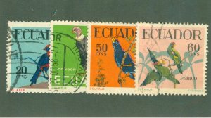 ECUADOR 634-7 USED BIN $1.00