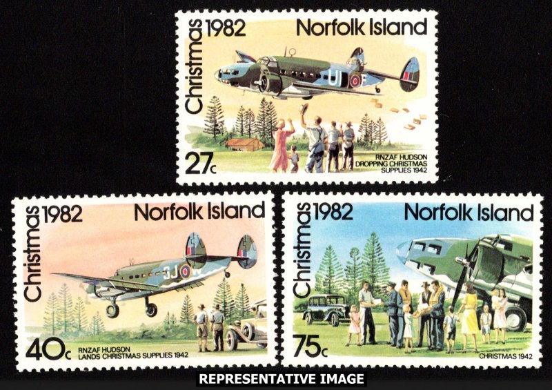 Norfolk Islands Scott 299-301 Mint never hinged.