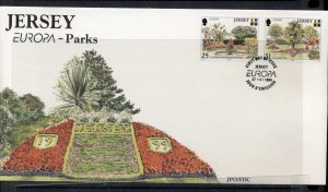 Jersey 1999 Europa Nature Parks FDC