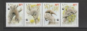 CHINA/MACAU 1995 WWF SG 880/3 MNH