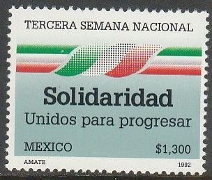 MEXICO 1750, SOLIDARITY, GOVERNMENT PROGRAM. MINT, NH. VF.