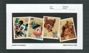 3865-68 Art of Disney - Friendship 37c SINGLES READY TO MOUNT 2004 Mint NH