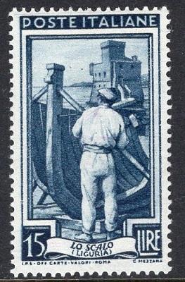 Italy  #556   1950    MH  occupations  15 l.