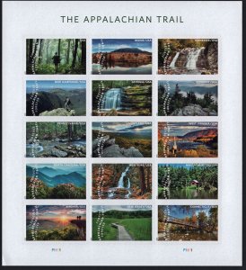 SC#5960 (Forever) Appalachian Trail Sheet of Fifteen (2025) SA