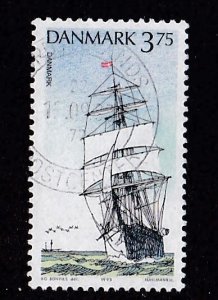 Denmark # 986, Training Ship, Used,