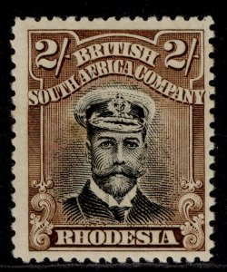 RHODESIA GV SG234, 2s black & brown, NH MINT. Cat £100.