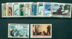 AUSTRALIA ANTARCTIC TERR #L8-18 Complete set, og, NH, VF, Scott $56.25