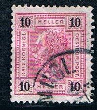 Austria 75, 10h Franz Josef, used, VF