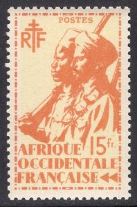 FRENCH WEST AFRICA SCOTT 34