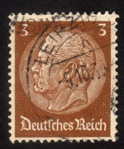 1933 Germany 3pfg, Used, Sc 401