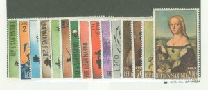 San Marino #529-39/550-3  Single (Complete Set)