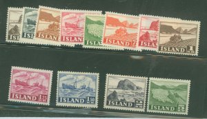 Iceland #257-268  Single (Complete Set)