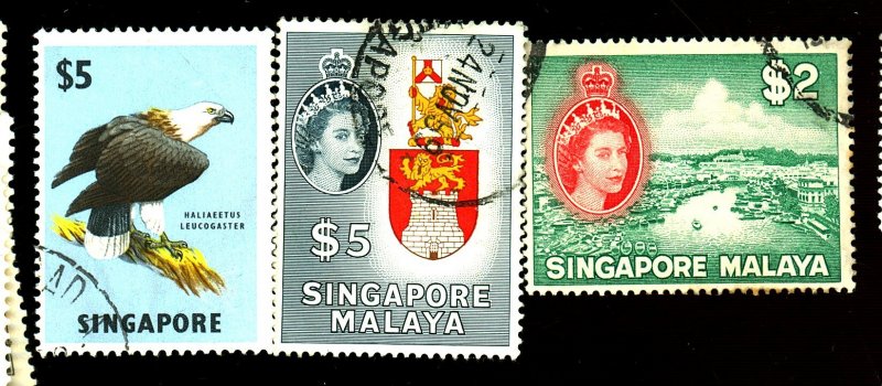 SIngapore #41-2,69 Used FVF Cat$21