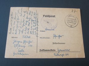 Germany Feldpost post card  OurRef:1550