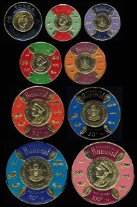 Burundi Scott CB1-CB8 Mint never hinged.