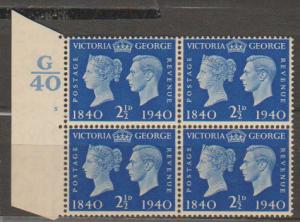 GB George VI  SG 483 Control G40 Cyl 5 