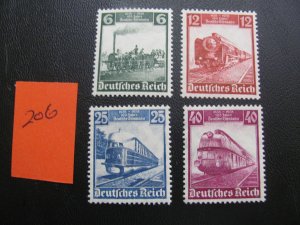 Germany 1935 MNH SC 459-462 SET VF/XF 130 EUROS (206) NEW COLLECTION