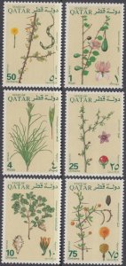 QATAR Sc # 747-52 CPL MNH SET - VARIOUS PLANTS