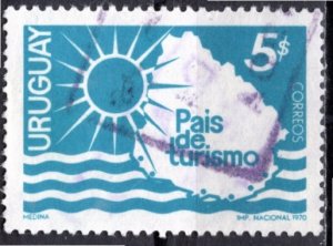 Uruguay; 1970; Sc. # 778;  Used Cpl. Set