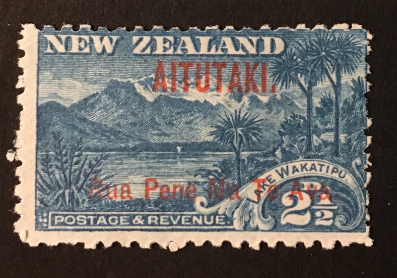 Aitutaki Sc. #3, mint hinged