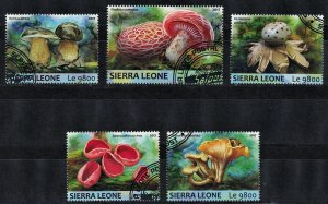 SIERRA LEONE 2017 - Mushrooms /complete  set