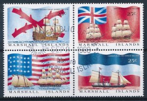 [68366] Marshall Islands 1988 Ships sailboats discovery flags  Used CTO