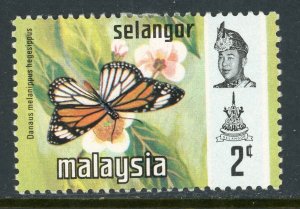 Malaysia Selanger 129 MH 1971 2c butterfly