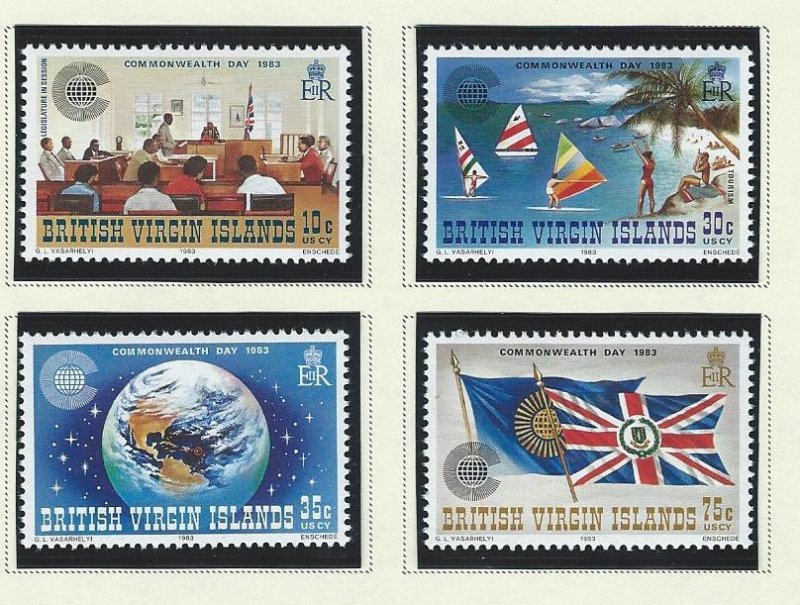 British Virgin Islands mh s.c.# 442-445