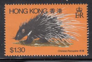 Hong Kong 1982 Sc 386 Porcupine $1.3 MNH