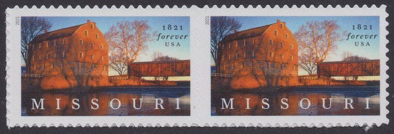 US 5626 Statehood Missouri forever horz pair (2 stamps) MNH 2021 