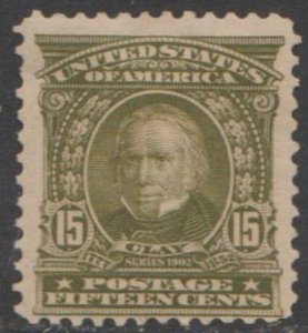 U.S. Scott #309 Clay Stamp - Mint Single