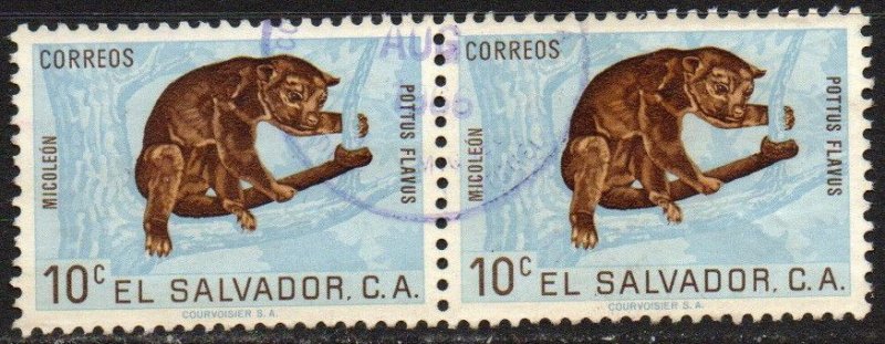 El Salvador Sc #743 Used pair