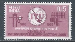 India #401 NH ITU Centenary