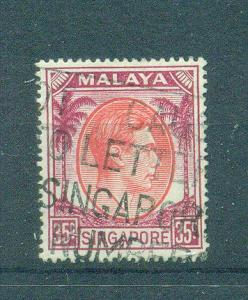 Malaya - Singapore sc# 15 (2) used cat value $3.00