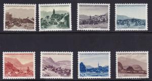 Liechtenstein 1944-45 Town Views Complete (14) Zum. 188-207  VF/NH