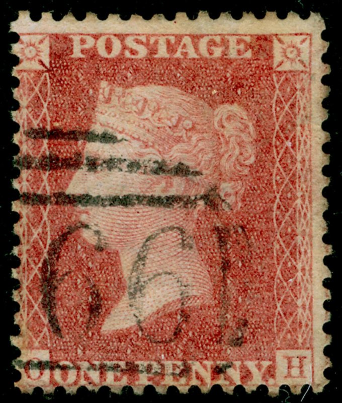 SG40, 1d rose-red PLATE 39, LC14, FINE USED. Cat £25.