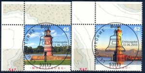 Germany 2015 Lighthouses Mi. 3156/7 Used CTO