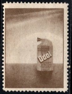 Vintage Germany Poster Stamp Odol Mouthwash Unused
