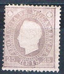 Mozambique 18 MLH King Luiz 1886 (HV0051)