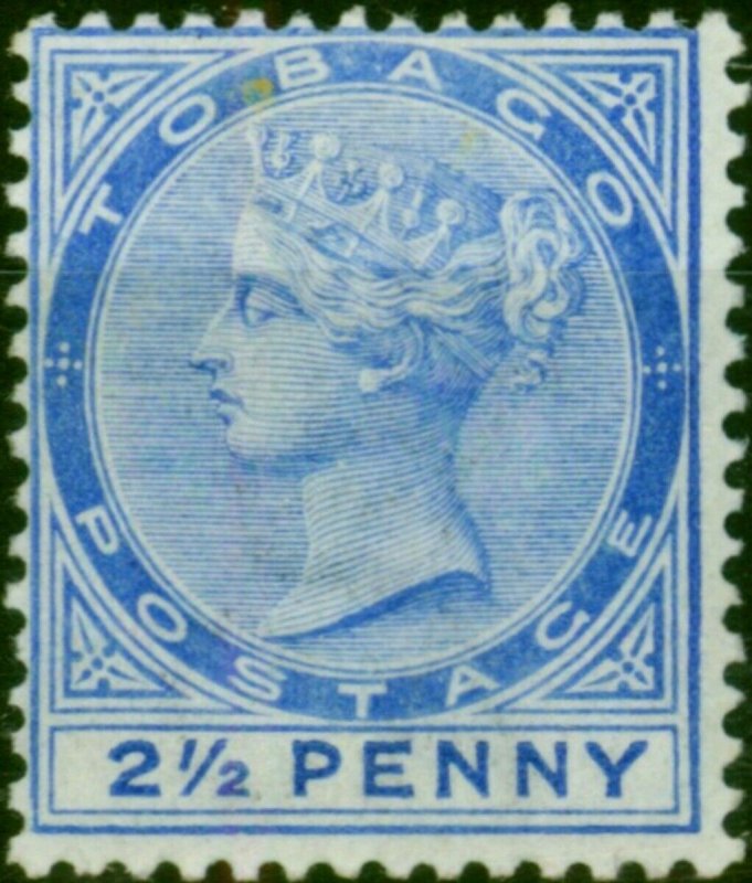 Tobago 1883 2 1/2d Ultramarine SG16b Fine & Fresh LMM