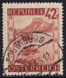 Austria - 1946 - Scott #471 - used - EGGENBURG pmk