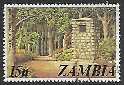 Zambia # 143 - Zambesi River Source - used.....{BE13}