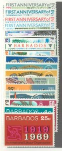 Barbados #298/321 Unused Single (Complete Set)